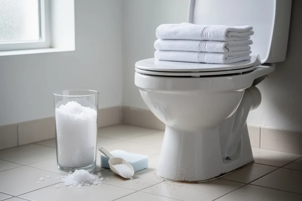 Druska tualete: kodėl ją rekomenduoja berti į klozetą ir kaip dažnai tai daryti