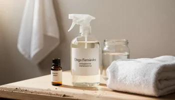 Kaip pašalinti drėgmės kvapą iš rankšluosčių: Diego Fernández antibakterinis aromatizatorius