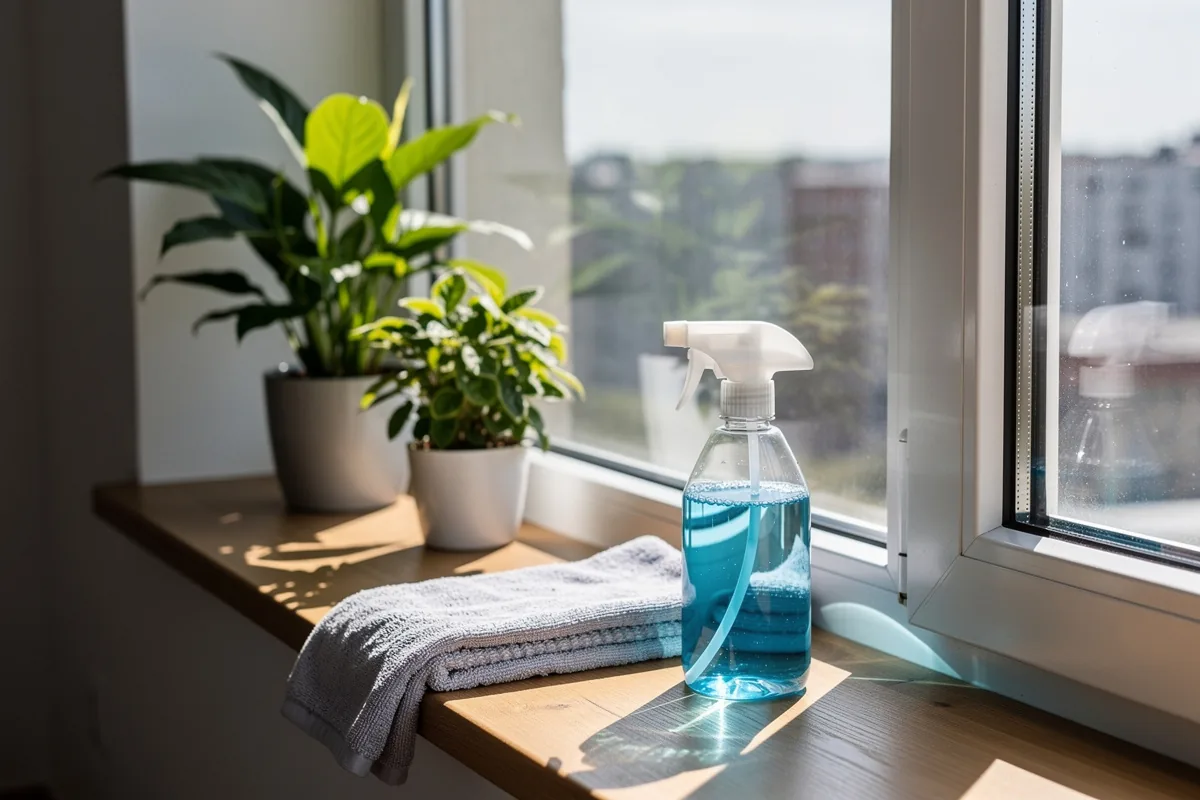 Kruopštus langų stiklų valymas: 3 ingredientų naminė formulė blizgesiui sugrąžinti