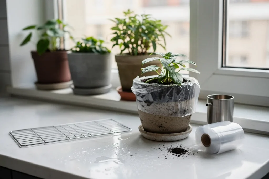 Maistinis plėvelės naudojimas vazonuose: kodėl ją rekomenduoja ir kam ji tinka