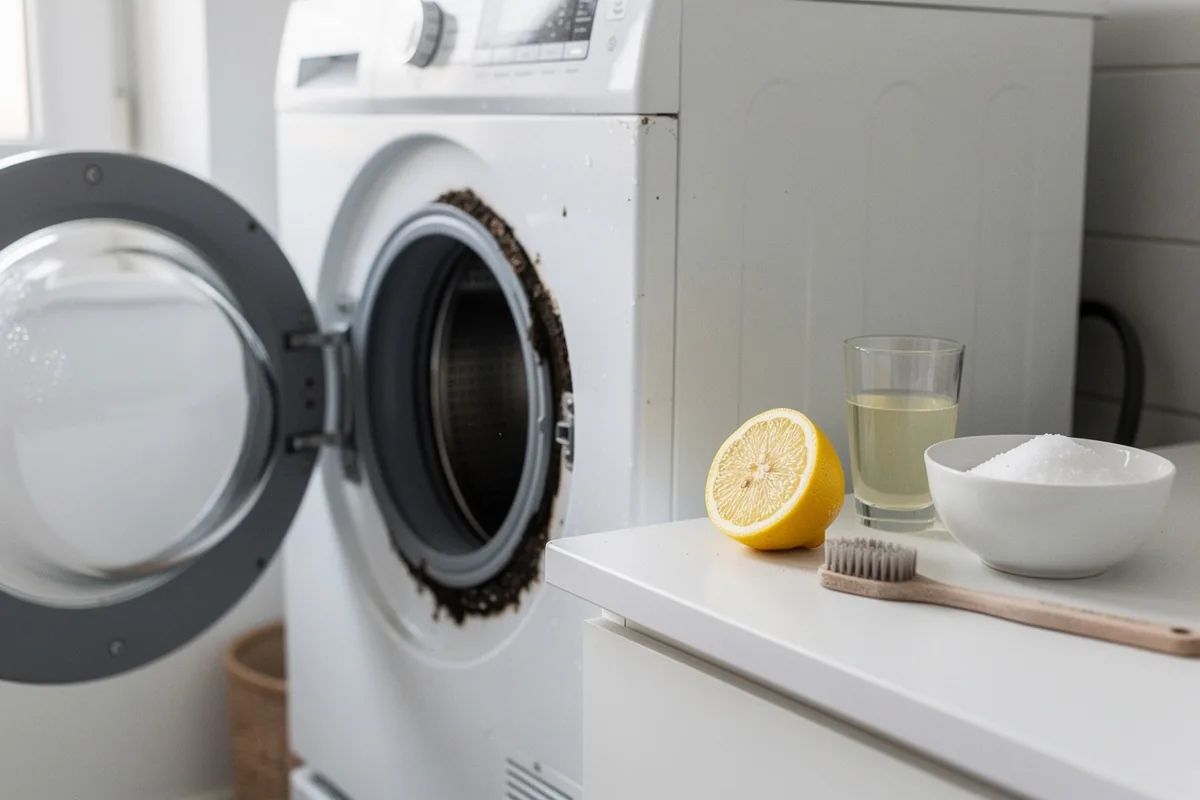 Nei actekas nei sodos: paprastas būdas išvalyti skalbimo mašinos gumą