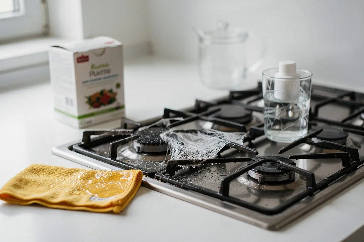 Nei brangūs valikliai, nei baliklis: kaip nuvalyti viryklės degiklius, kad neliktų riebalų